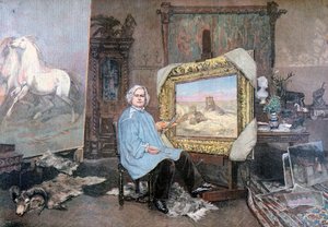 Rosa Bonheur in ihrem Atelier, 1893