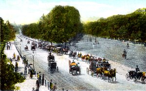 Rotten Row, Hyde Park, London, 20. Jahrhundert von Unbekannt