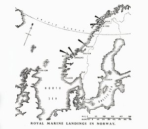 Landungen der Royal Marines in Norwegen, Zweiter Weltkrieg, 1940-1944 von Unbekannt