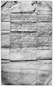 Königlicher Erlass zur Löschung des Namens Locke aus den Studenten von Christ Church, Oxford, 1684, 1894