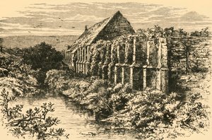 Ruinen der Scheune, Abbotsbury Abbey, 1898 von Unbekannt