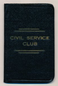 Regeln des Civil Service Clubs, ca. 1953
