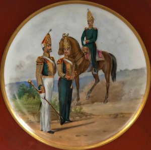 Russische Grenadiere Platte, 1850er Jahre