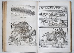 Russische Krieger. Siegmund von Herberstein reist durch Russland. Aus: Rerum Moscoviticarum commentarii, 1571