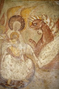 Gemälde in der Abtei Saint-Savin: Apokalypse, Saint-Savin-sur-Gartempe, Frankreich von Unbekannt