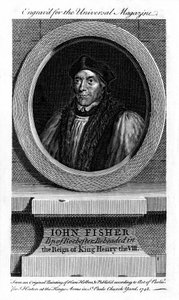 Heiliger John Fisher, englischer katholischer Bischof, Kardinal und Märtyrer, 1748 von Unbekannt