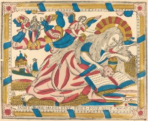 Heilige Maria Magdalena, bitte für uns, um 1820 von Unbekannt