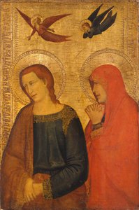 Heilige Johannes der Evangelist und Maria Magdalena, ca. 1335-45 von Unbekannt