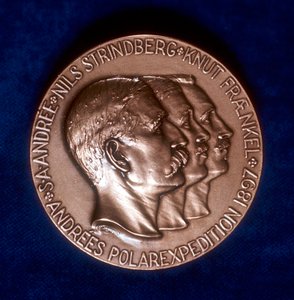 Salomon August Andrée 1854-1897, schwedischer Ingenieur und Ballonfahrer, 1897 von Unbekannt
