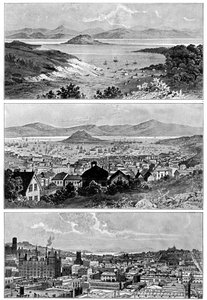 San Francisco im November, 1848, 1858 und Ende des 19. Jahrhunderts, 1901 von Unbekannt