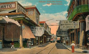 San Rafael Straße, Havanna, Kuba, ca. 1910 von Unbekannt