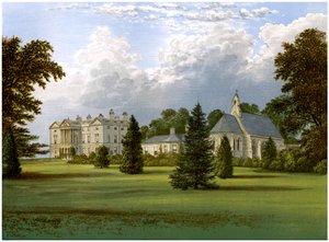 Sandbeck Park, Yorkshire, Heimat des Earl of Scarborough, ca. 1880