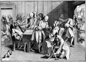 Satire auf Walpole, 1738, 1910 von Unbekannt