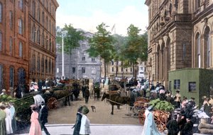 Samstagsmorgenmarkt, Halifax, Nova Scotia, Kanada, ca. 1900er