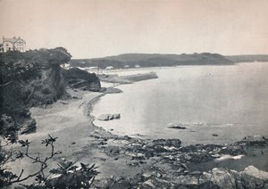 Saundersfoot - Gesamtansicht der Bucht, 1895