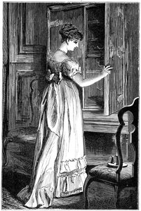 Szene aus Jane Austens Northanger Abbey von Unbekannt