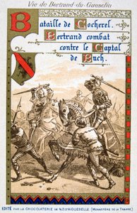 Szene aus dem Leben von Bertrand du Guesclin, 19. Jahrhundert von Unbekannt