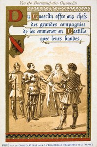 Szene aus dem Leben von Bertrand du Guesclin, 19. Jahrhundert von Unbekannt