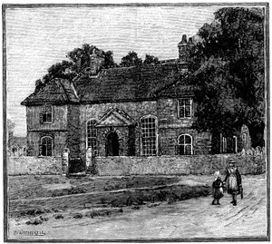 Schulhaus, Fishponds, Bristol, um 1880