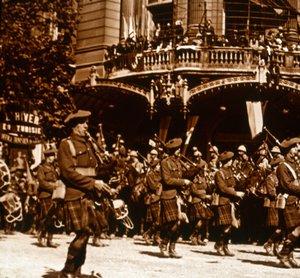 Schottische Soldaten, 14. Juli 1919