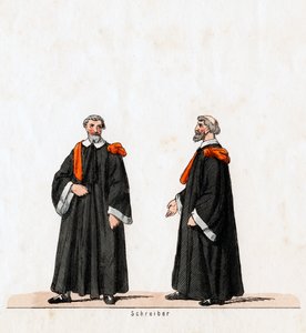 Schreiber, Kostümentwurf für Shakespeares Stück, Heinrich VIII von Unbekannt