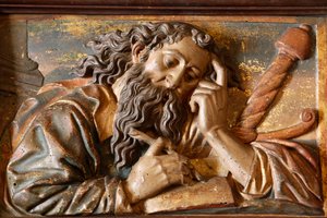 Skulptur in der Kathedrale von Mallorca: Heiliger Paulus, Palma, Spanien von Unbekannt