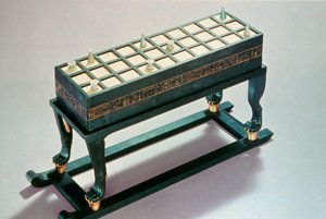 Senet-Spielbrett, aus dem Grab von Tutanchamun, 18. Dynastie