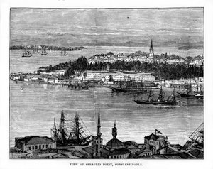 Seraglio Point, Konstantinopel, Türkei, 19. Jahrhundert