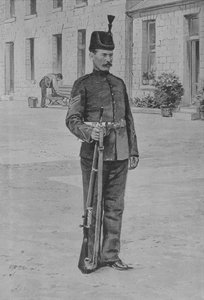 Sergeant, The Kings Royal Rifle Corps, ca. 1880 von Unbekannt