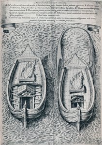 Feuerschiff des 17. Jahrhunderts, ca. 1660
