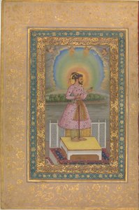Shah Jahan auf einer Terrasse, 1627 von Unbekannt