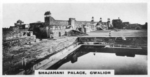 Shajahani-Palast, Gwalior, Indien, um 1925 von Unbekannt