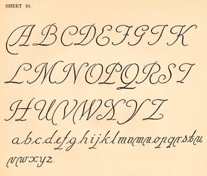 Blatt 10, aus einem Portfolio von Alphabeten, 1929
