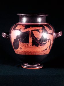 Schiff des Odysseus Ulysses, König von Ithaka