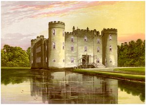 Shirburn Castle, Oxfordshire, Wohnsitz des Earl of Macclesfield, um 1880 von Unbekannt