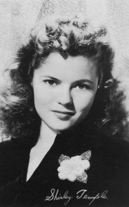 Shirley Temple, amerikanische Schauspielerin, um 1940