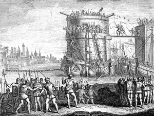 Belagerung von Damiette, Ägypten, 13. Jahrhundert, 18. Jahrhundert
