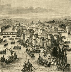 Belagerung von Paris durch die Nordmänner, 845, 1890