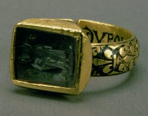 Siegelring von König Ludwig IX. von Frankreich (St. Ludwig) (1215-70)