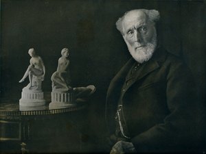 Sir Charles Tennant zu Hause, 1901 von Unbekannt