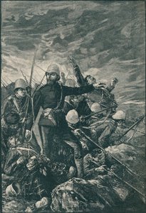 Sir George Colley am Majuba Hill, 1906 von Unbekannt