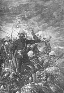 Sir George Colley am Majuba Hill, ca. 1881 von Unbekannt
