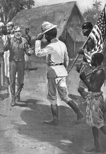 Sir Henry Morton Stanley trifft David Livingstone, Afrika, 1871