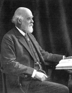 Sir Oliver Joseph Lodge, englischer Physiker und Schriftsteller von Unbekannt