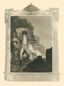 Sir Sidney Smith verteidigt die Bresche bei Acre, 1799, 1816 von Unbekannt
