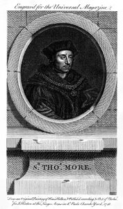 Sir Thomas More, katholischer englischer Anwalt, Schriftsteller und Politiker, 1748 von Unbekannt