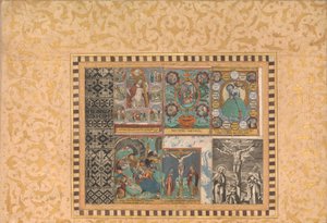Sechs Andachtsszenen, Folio aus dem Bellini-Album, ca. 1600 von Unbekannt