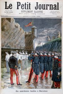 Sechs Anarchisten in Barcelona hingerichtet, 1894