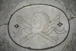 Schädel und Knochen, Florenz, Italien
