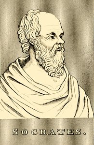 Sokrates, ca. 470-399 v. Chr., 1830 von Unbekannt